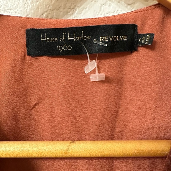 HOUSE OF HARLOW 1960 X REVOLVE Annika Dress in Copper XS Mini Dress - Picture 4 of 7